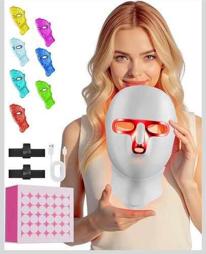 Portable led facial mask - led,