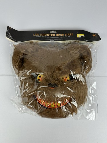 Halloween led haunted bear - halloween,