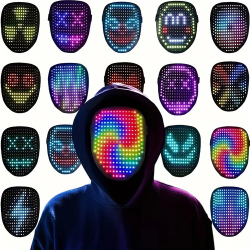 Led mask with gesture sensing - led,